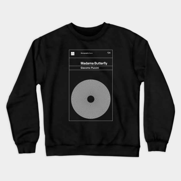 Madama Butterfly Crewneck Sweatshirt by Monographis